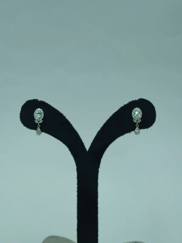Silver_Lumina_Pear_Drop_Studs_For_Women