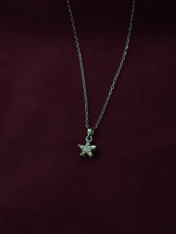 Silver_Celeste_Star_Crystal_Necklace_For_Women