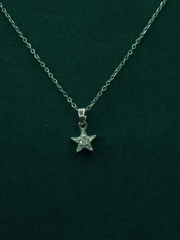 Silver_Celeste_Star_Crystal_Necklace_For_Women
