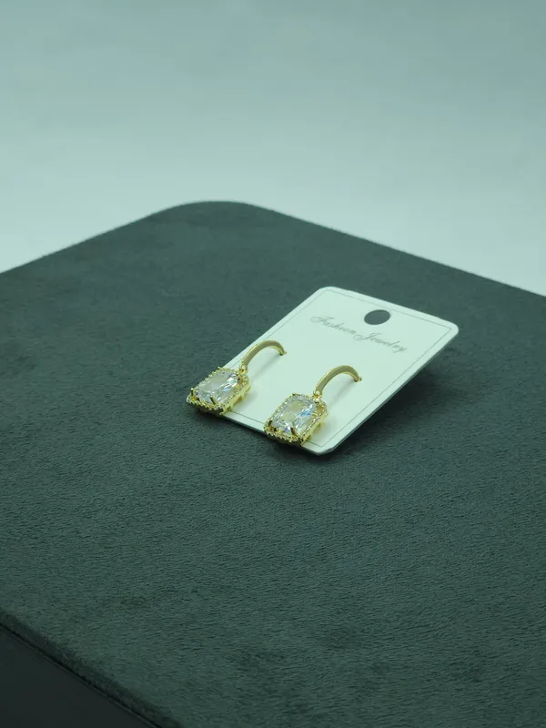Gold_Emerald_Halo_Hook_Drop_Earrings_For_Women