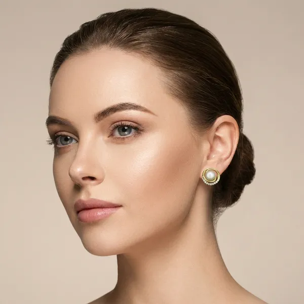 Gold_Elara_Halo_Pearl_Studs_For_Women