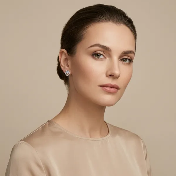 Silver_Heart_Drop_Halo_Studs_For_Women