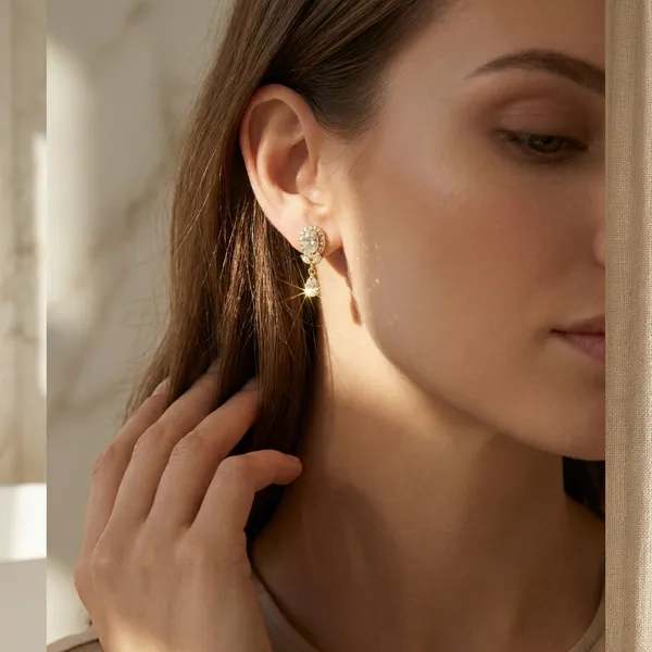 Gold_Lumina_Pear_Drop_Studs_For_Women