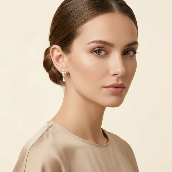 Gold_Lumina_Pear_Drop_Studs_For_Women