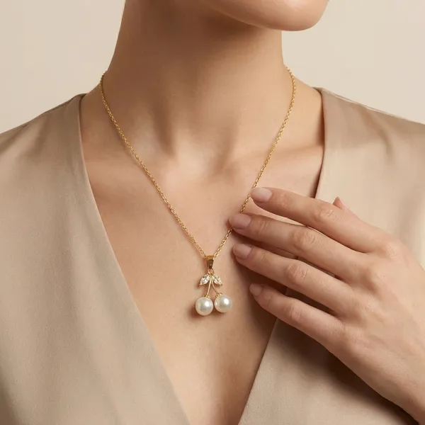 Gold_Celina_Cherry_Pearl_Pendant_Necklace_For_Women