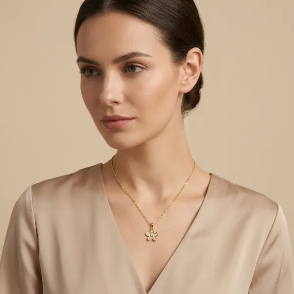 Gold_Aurelia_Bloom_Pendant_Necklace_For_Women