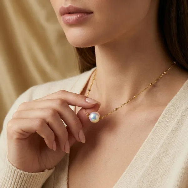 Gold_Aurora_Pearl_Pendant_Necklace_For_Women