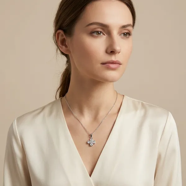 Silver_Celina_Crystal_Flower_Necklace_For_Women