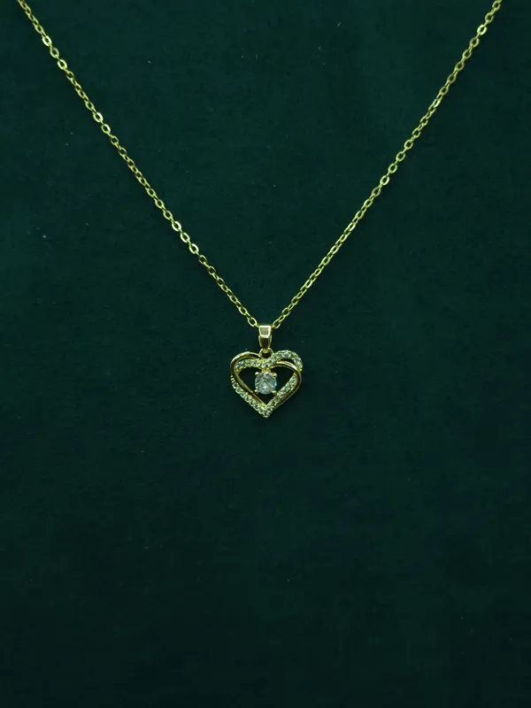 Gold_Amoria_Heart_Pendant_Necklace_For_Women