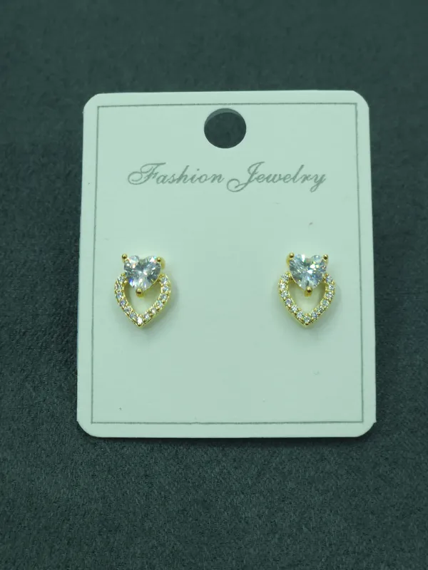Gold_Heart_Drop_Halo_Studs_For_Women