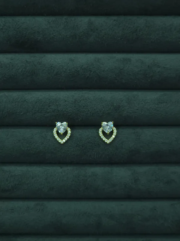 Gold_Heart_Drop_Halo_Studs_For_Women