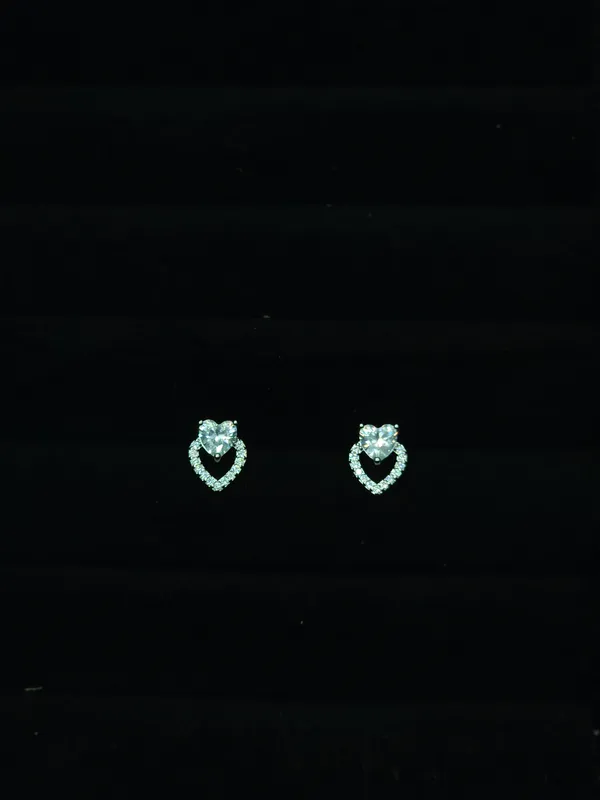 Silver_Heart_Drop_Halo_Studs_For_Women