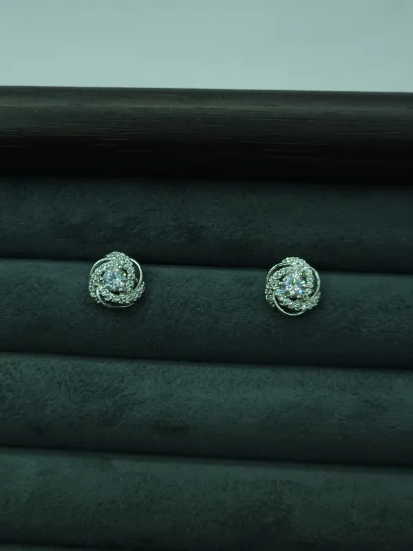 Silver_Aurelia_Eternal_Bloom_Studs_For_Women