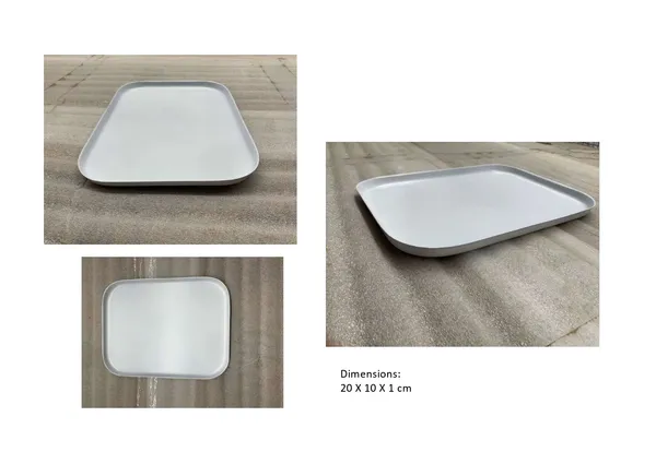 Powder_Coated_Iron_White_Enamel_Rectangular_Serving_Tray