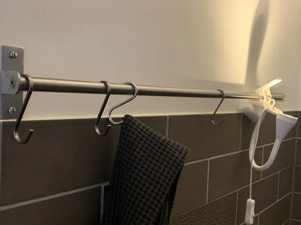 Stainless_Steel_Modern_Wall_Mounted_Kitchen_Towel_Hanger