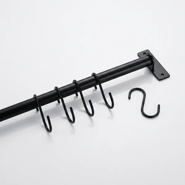 Stainless_Steel_Modern_Wall_Mounted_Kitchen_Towel_Hanger