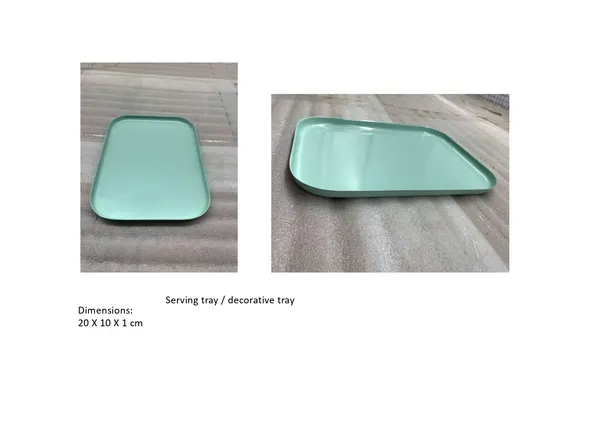 Powder_Coated_Metal_Mint_Green_Rectangular_Pastry_Serving_Tray