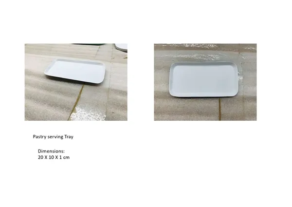 Powder_Coated_Iron_White_Enamel_Rectangular_Serving_Tray