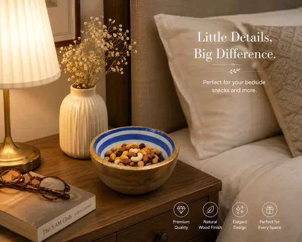 NESTMART_Premium_&_Durable__Wooden_Serving_Bowl_with_Blue_Ocean_Ripple_Pattern_|_Multipurpose_Fruit,_Salad_&_Snack_Bowl_|_Handcrafted_Wooden_Bowl