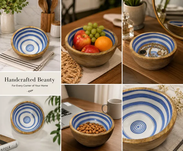 NESTMART_Premium_&_Durable__Wooden_Serving_Bowl_with_Blue_Ocean_Ripple_Pattern_|_Multipurpose_Fruit,_Salad_&_Snack_Bowl_|_Handcrafted_Wooden_Bowl