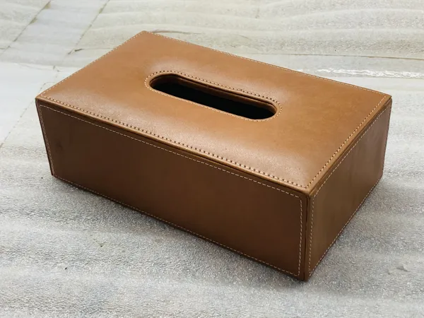 Premium_Pu_Leather_Modern_Stitched_Edge_Tissue_Box_Cover