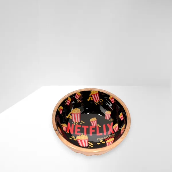 Wood_Netflix_Theme_Popcorn_Print_Decorative_Snack_Bowl