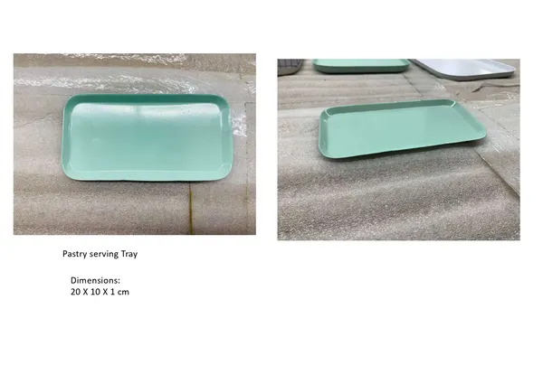 Powder_Coated_Metal_Mint_Green_Rectangular_Pastry_Serving_Tray
