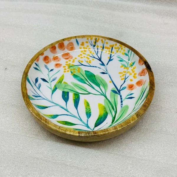Brass_Enamel_Hand_Painted_Floral_Decorative_Plate