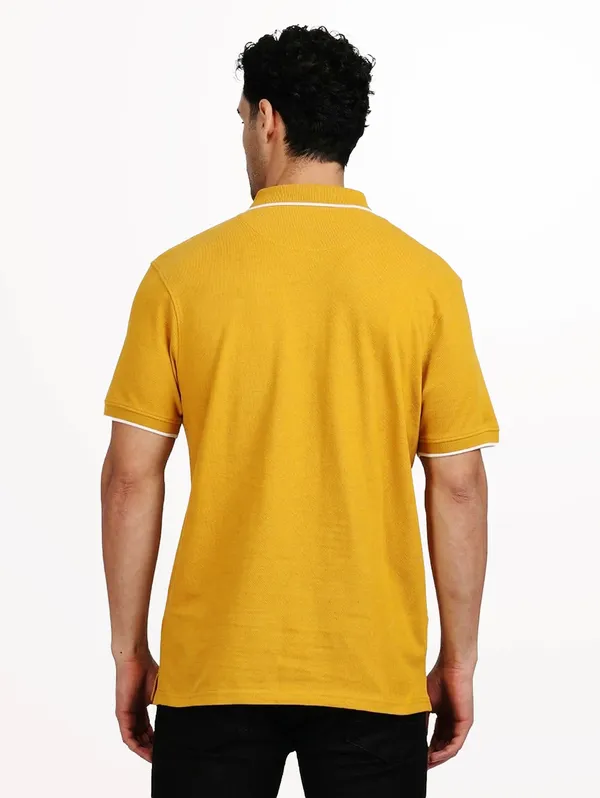 Men_Cotton_Polo_With_Tipping_Mustard_Yellow