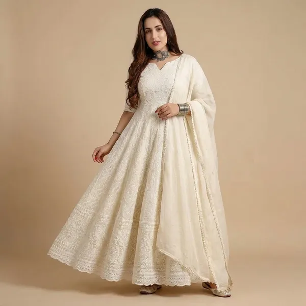 Snow_White_Ethnic_Chikankari_Cotton_Anarkali_For_Women