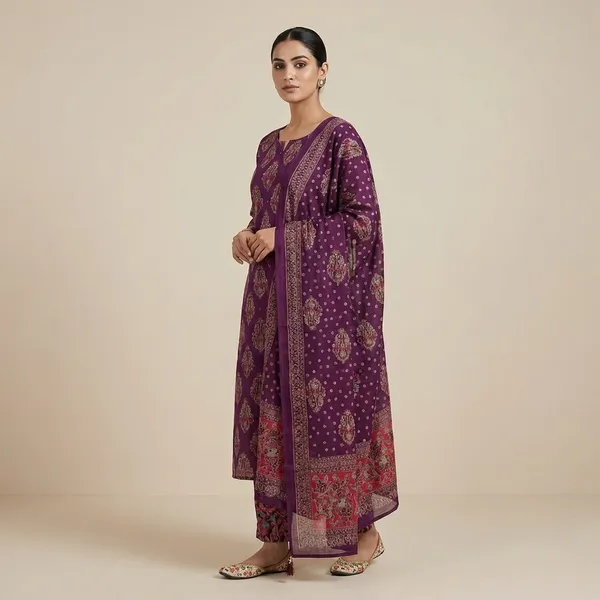 Deep_Purple_Cotton_Anarkali_For_Women