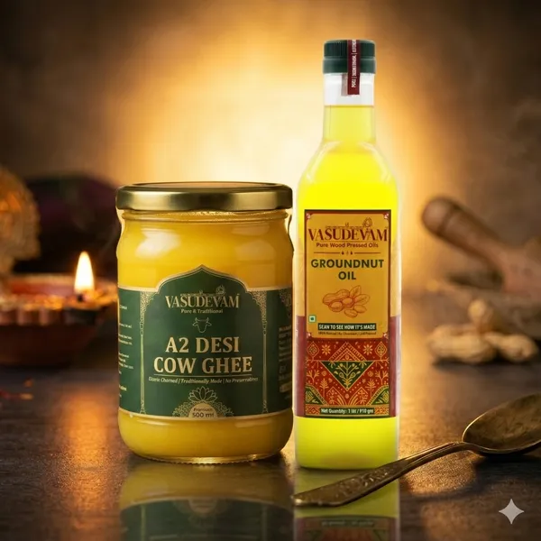 Pure_Wood_Pressed_Groundnut_Oil_And_A2_Desi_Cow_Ghee__Pack_Of_2