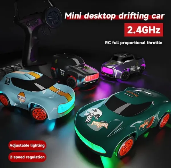 4WD_RC_Drift_Car_Kit_with_Remote_Control,_LED_Lights_&_Custom_Accessories_|_Rechargeable_Racing_Car_Toy_for_Kids
