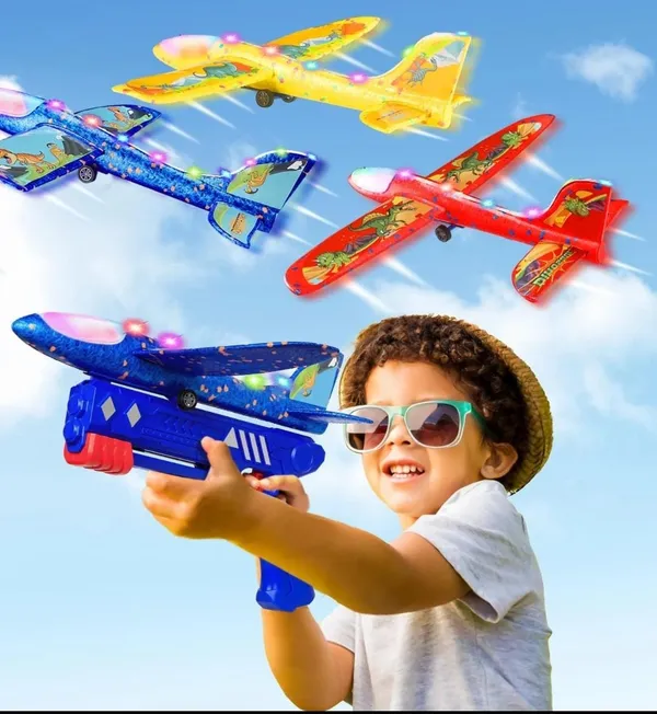 LED_Light_Flying_Glider_Airplane_Toy_Launcher_Gun_for_Kids_|_Foam_Plane_Shooter_with_Colorful_Lights_|_Outdoor_Fun_ToyLED_Light_Flying_Glider_Airplane_Toy_Launcher_Gun_for_Kids_|_Foam_Plane_Shooter_with_Colorful_Lights_|_Outdoor_Fun_Toy