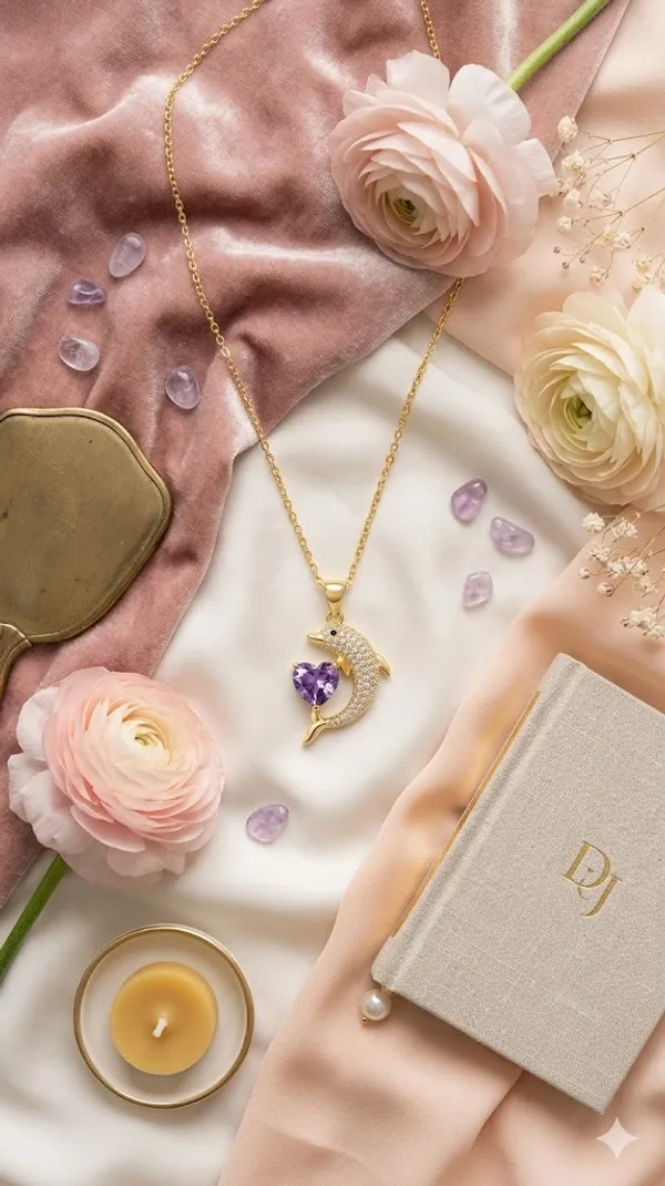 Gold_Stainless_Steel_Pendant_Necklace_For_Women