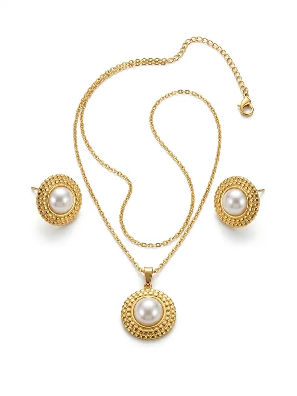 Gold_Stainless_Steel_Jewelry_Set_For_Women