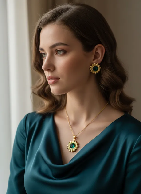 Gold_Alloy_Jewelry_Set_For_Women