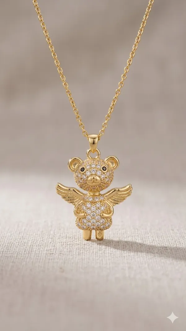 Gold_Stainless_Steel_Pendant_Necklace_For_Women