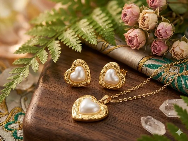 Gold_Stainless_Steel_Jewelry_Set_For_Women