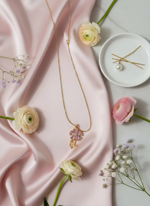 Gold_Stainless_Steel_Pendant_Necklace_For_Women