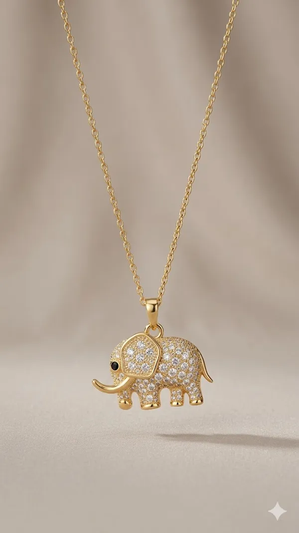 Gold_Stainless_Steel_Pendant_Necklace_For_Women
