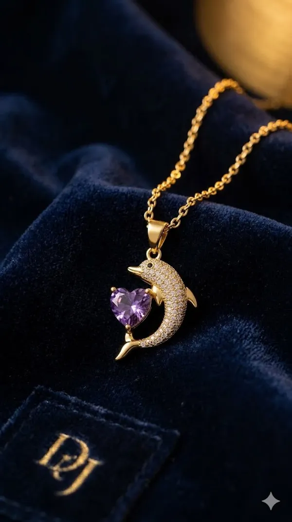 Gold_Stainless_Steel_Pendant_Necklace_For_Women