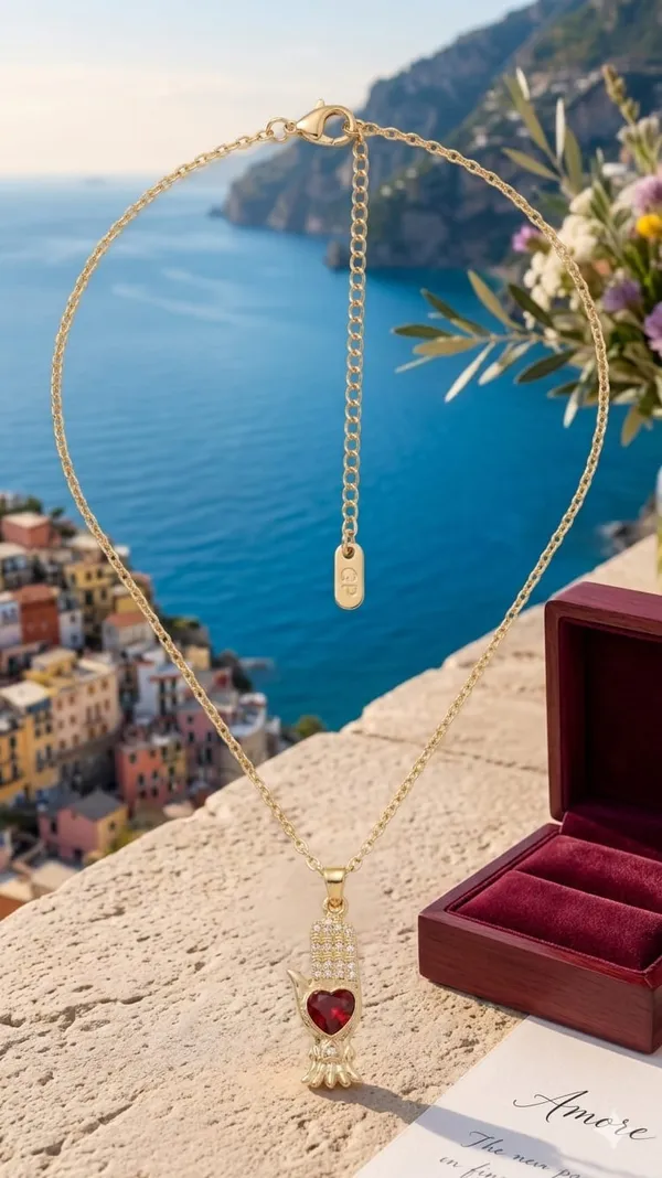 Gold_Stainless_Steel_Pendant_Necklace_For_Women