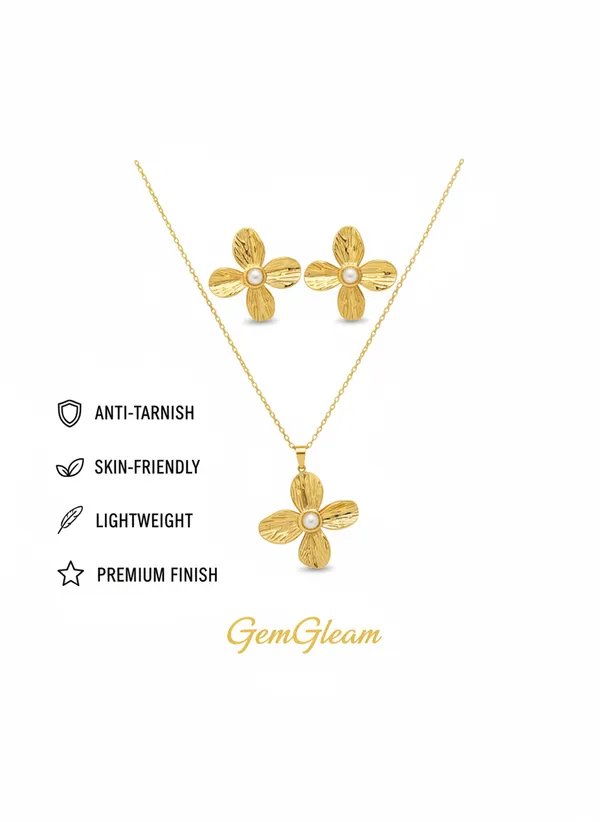Gold_Stainless_Steel_Jewelry_Set_For_Women