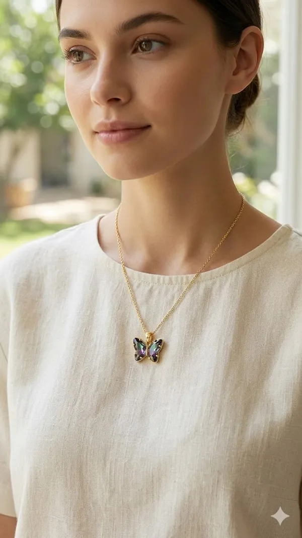 Gold_Stainless_Steel_Pendant_Necklace_For_Women
