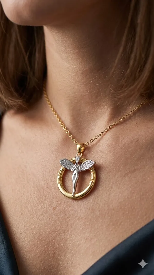 Gold_Stainless_Steel_Pendant_Necklace_For_Women