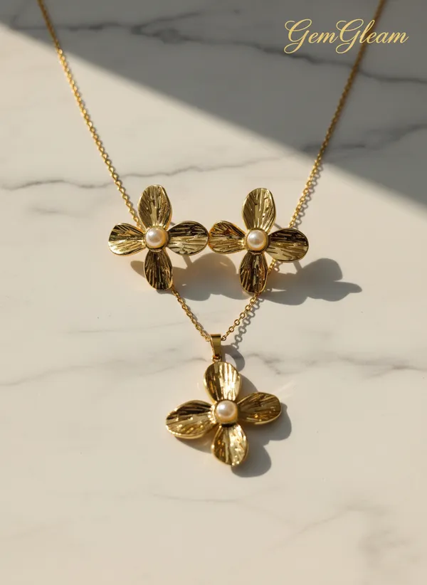 Gold_Stainless_Steel_Jewelry_Set_For_Women
