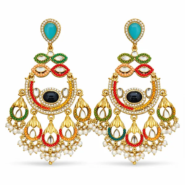 Multicolor_Alloy_Chandbali_Earrings_For_Women