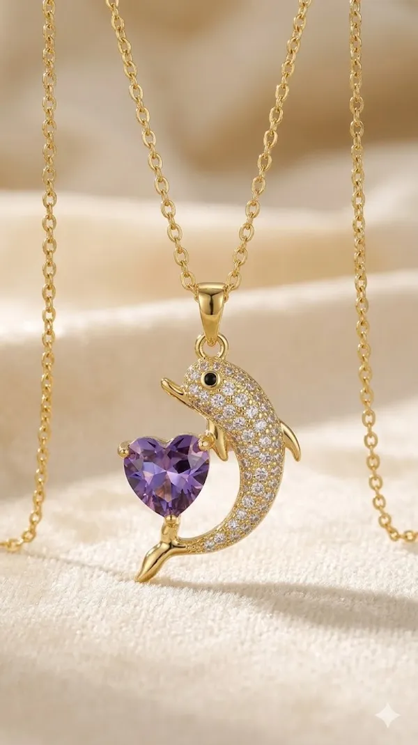 Gold_Stainless_Steel_Pendant_Necklace_For_Women