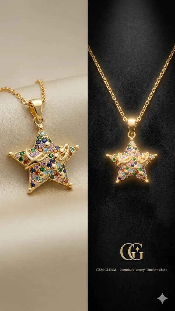 Gold_Stainless_Steel_Pendant_Necklace_For_Women